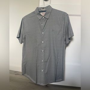 Penguin short sleeve button down shirt